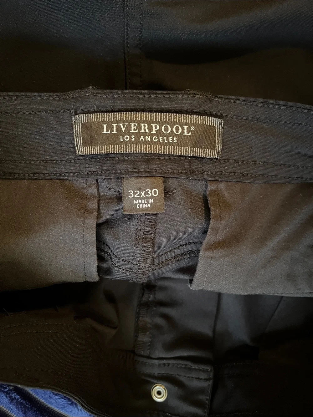 Liverpool Men’s Black Stretch Dress Pants